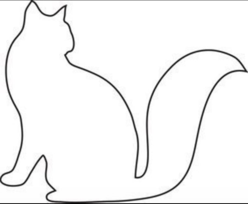 Силуэт кошки