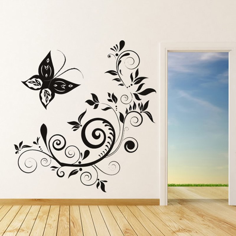 Трафаретные узоры на стены