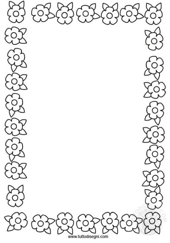 Рамка раскраска