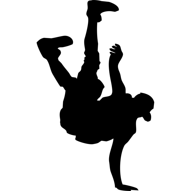 Силуэты танцующих людей