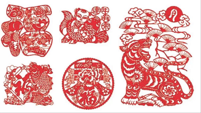 Китайские бумажные узоры