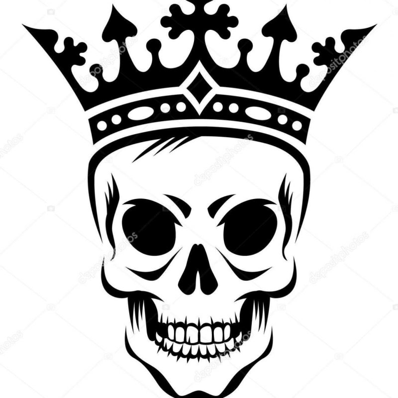 Череп с короной