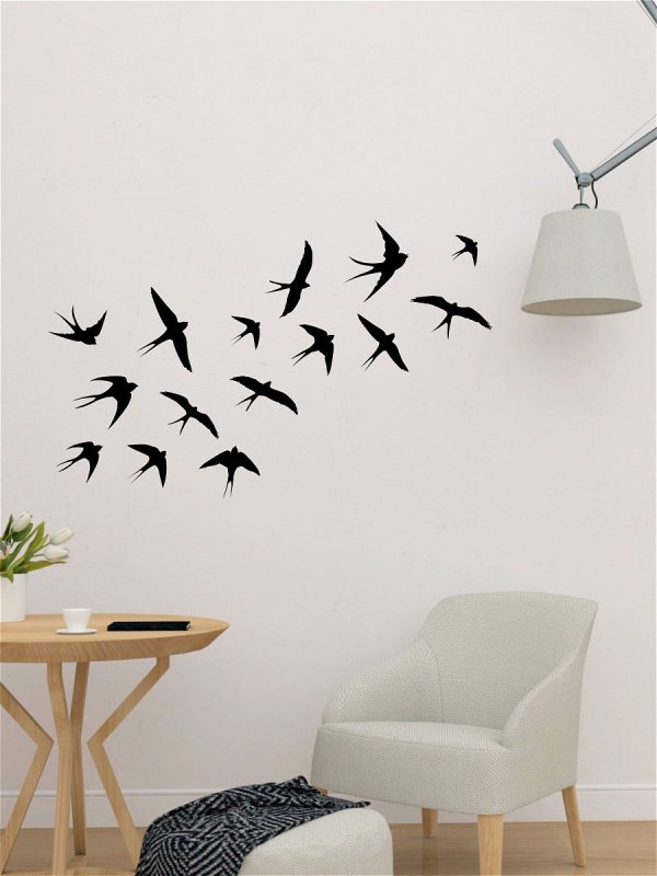 Интерьерная наклейка ласточки