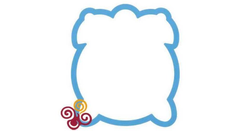 Трафарет будильника для вырезания