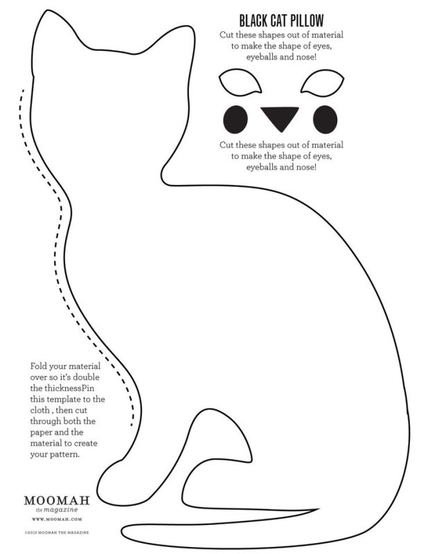 Выкройка кошки