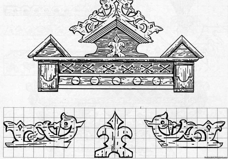 Прорезная домовая резьба эскизы
