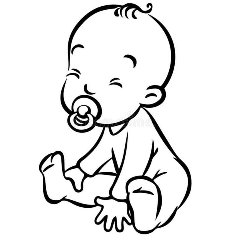 Очертания младенца