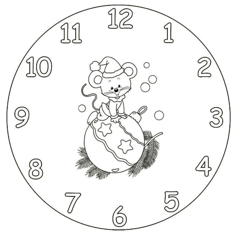 Часы новогодние