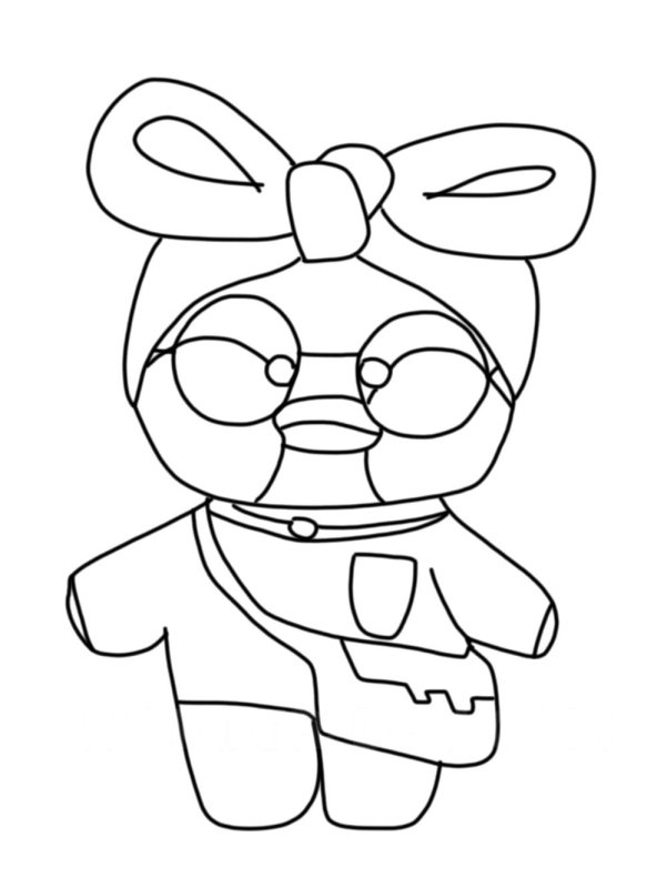 Раскраски уточка лалафанфа