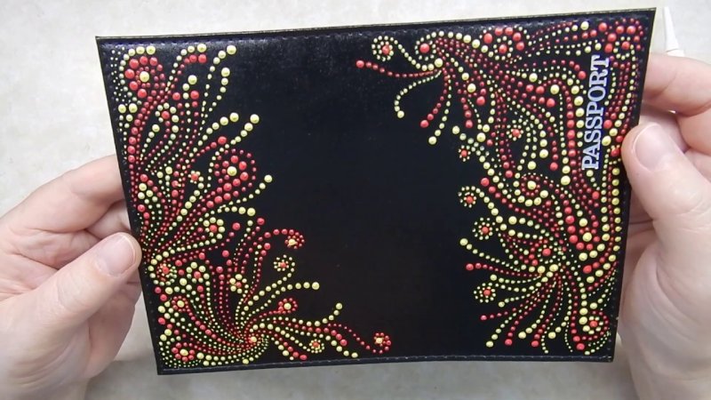 Трафареты для точечной росписи паспорта