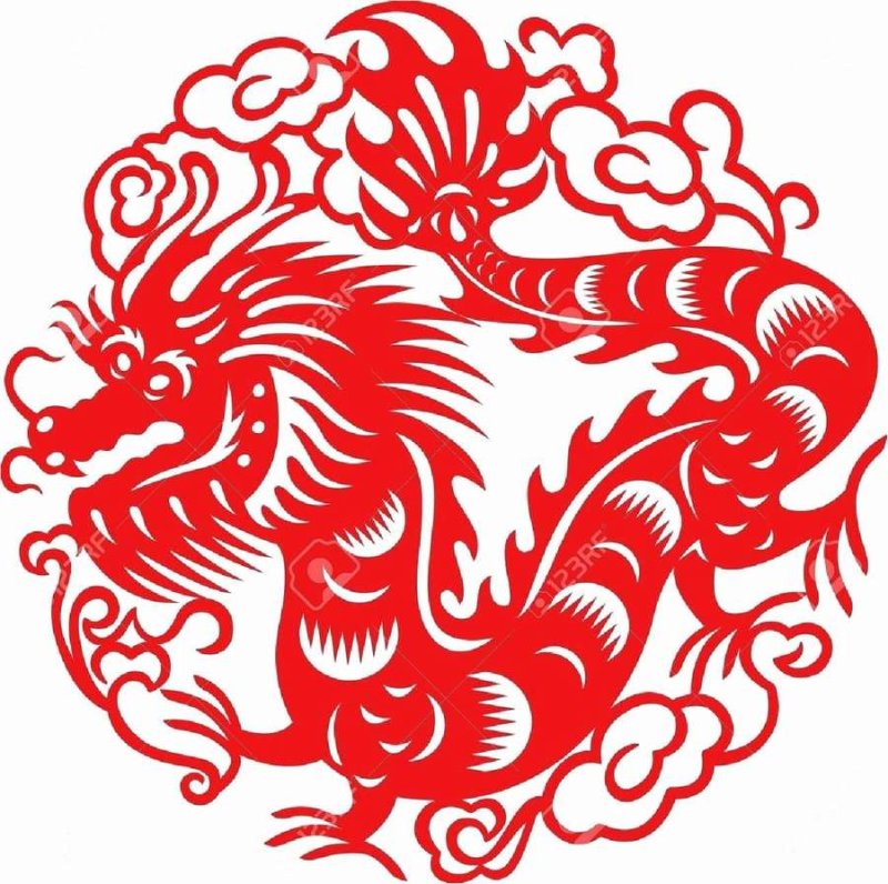 Вырезалка дракон китайский