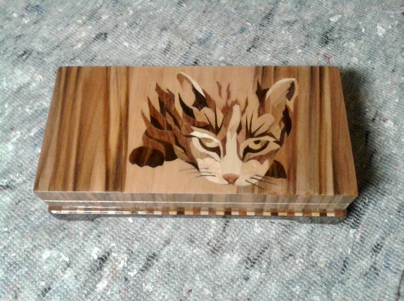 Инкрустация Маркетри шкатулка