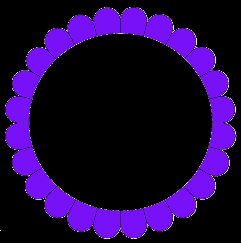 Рамка круглая детский сад