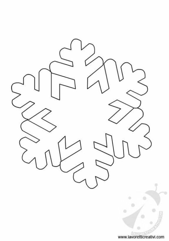 Шаблоны снежинок