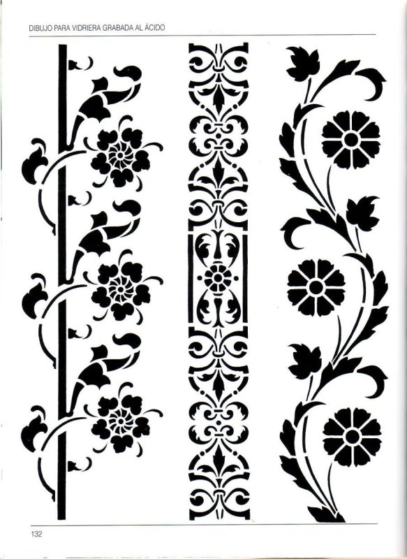 Трафарет узоры