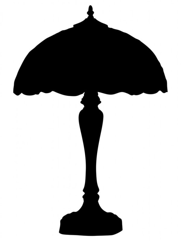 Торшер силуэт