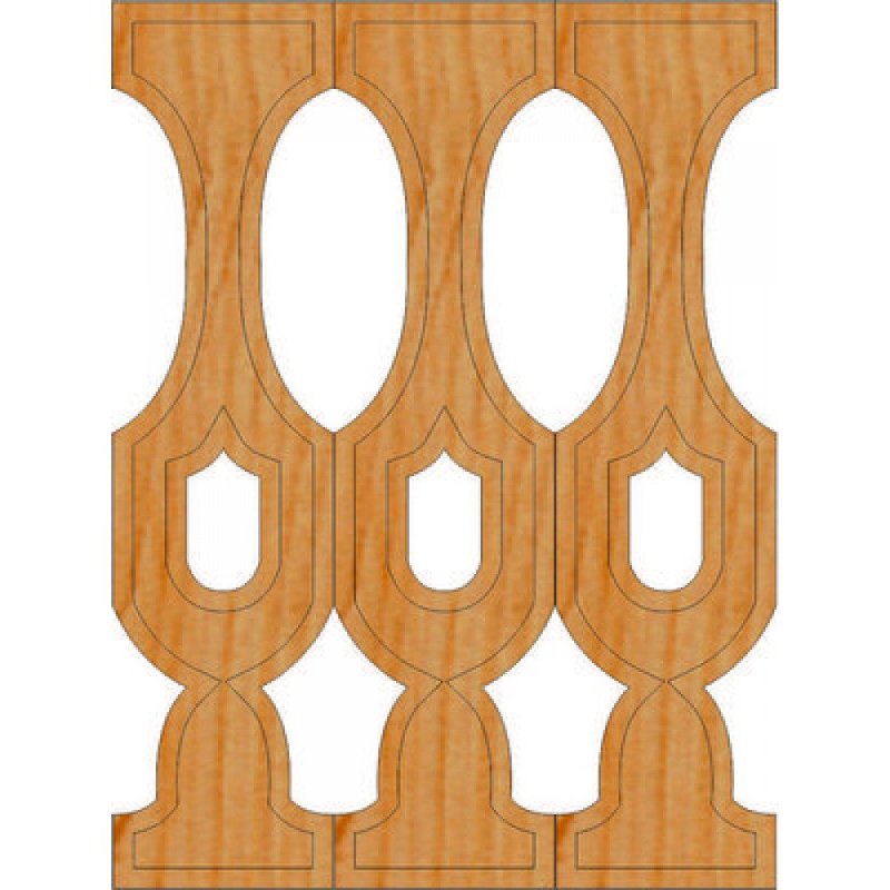 Пропильная резьба балясины