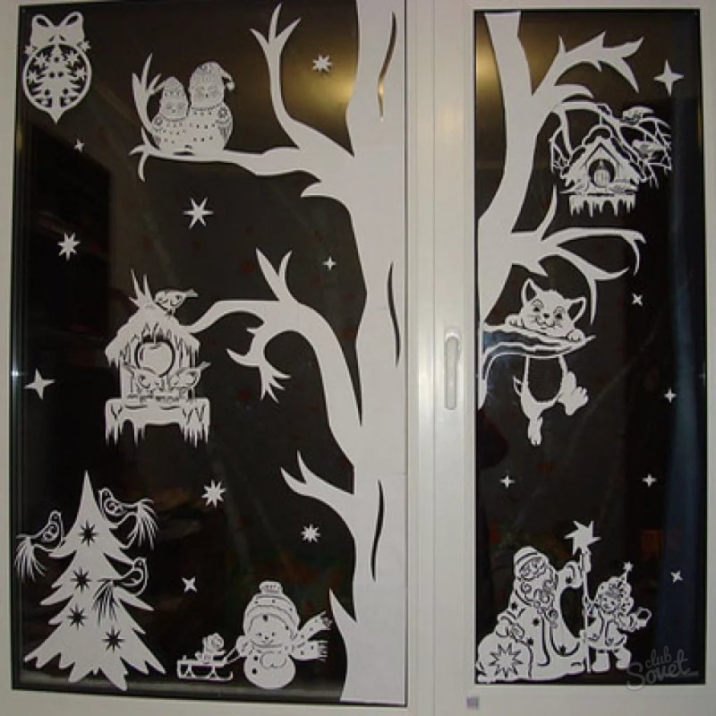 Украшение сюжетные на окна