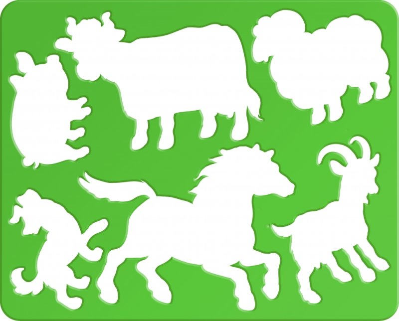 Трафареты для детей пластиковые