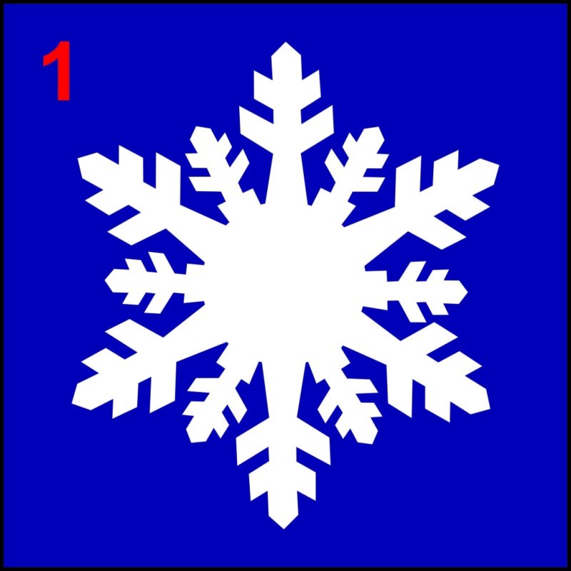 Снежинки для резки