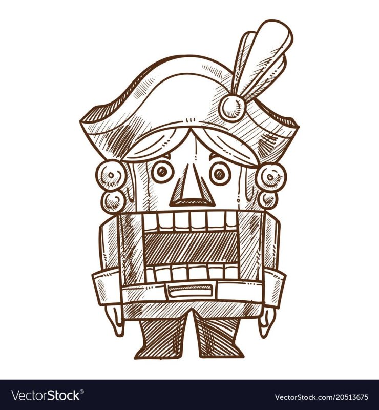 Щелкунчик рисунок