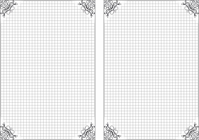 Лист в клеточку для печати