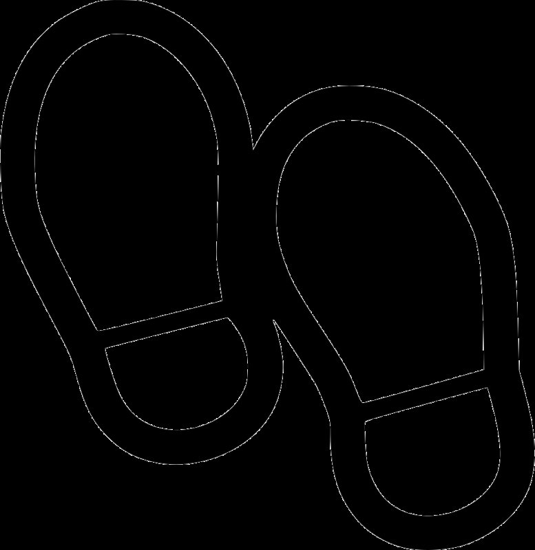 Следы раскраска