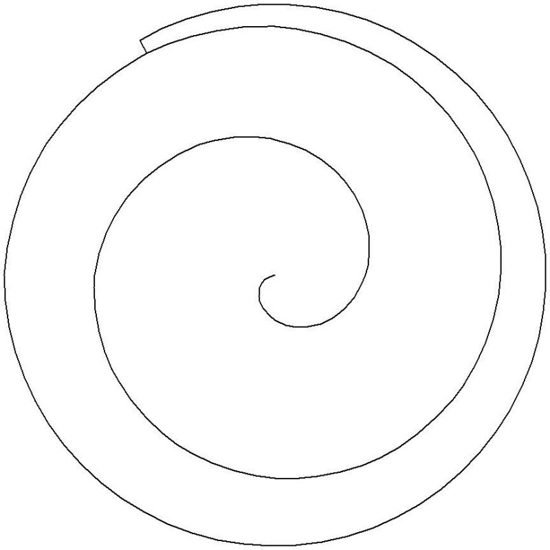 Спираль для вырезания шаблон