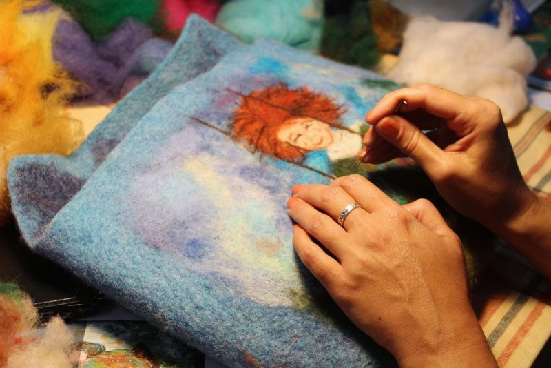 Валяние из шерсти мастер класс