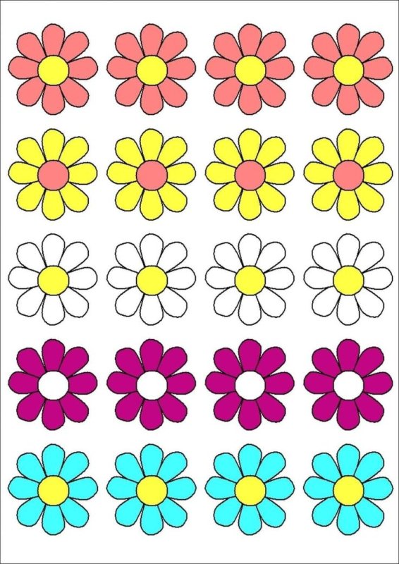 Цветы для вырезания
