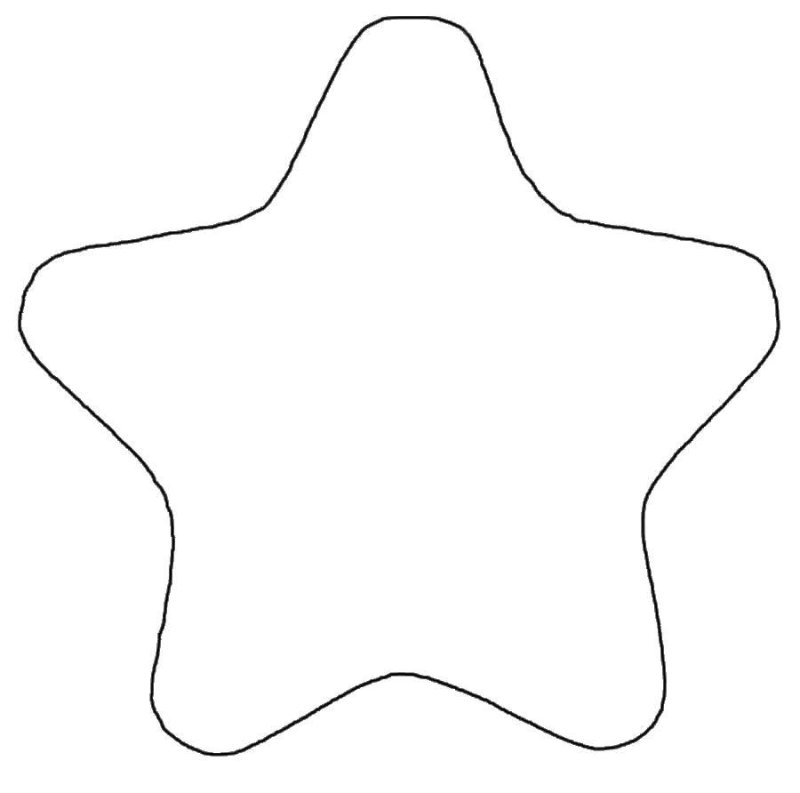 Звездочка раскраска