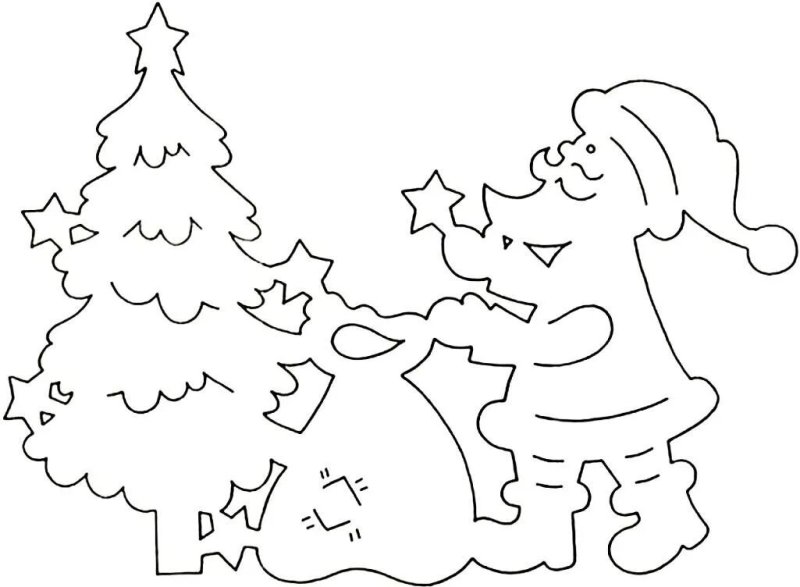 Трафарет "окна"