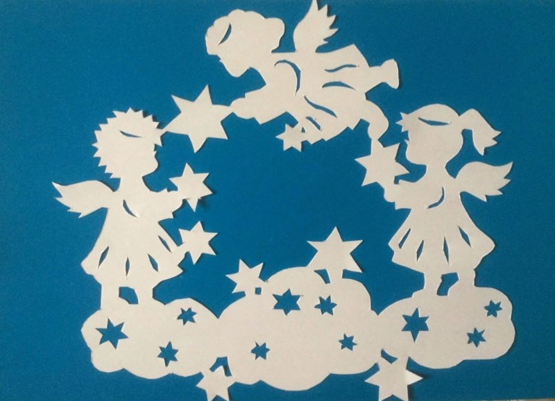 Украшения на Рождество из бумаги