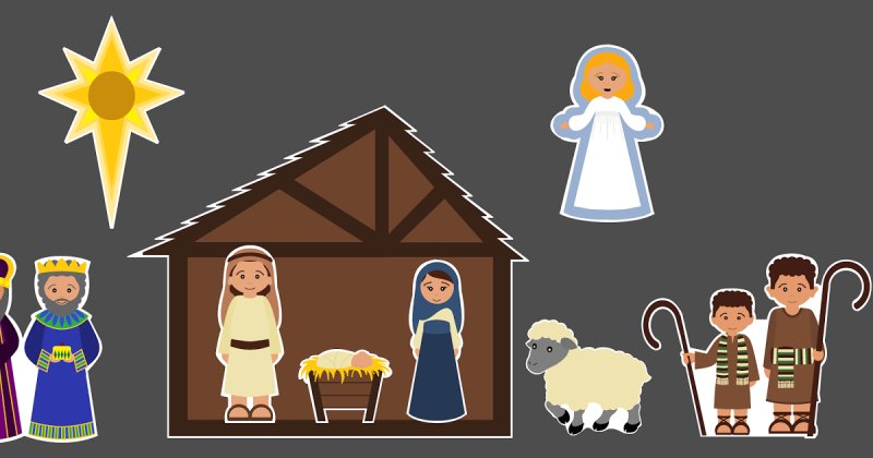 Вертеп Мария Иосиф младенец