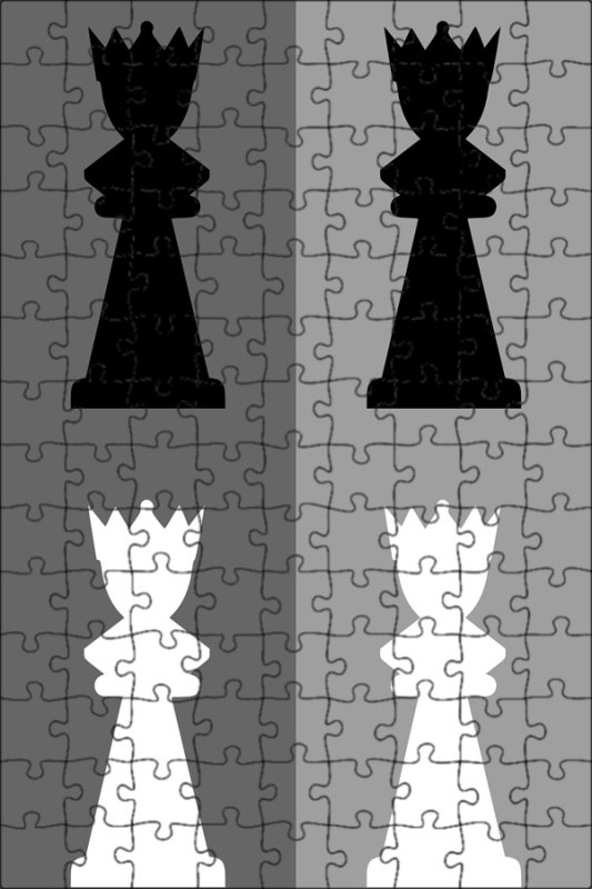 Шахматная фигура ферзь рисунок