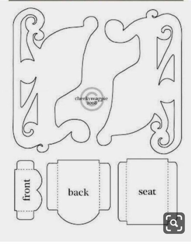 Как сделать санки для поделки своими руками из картона