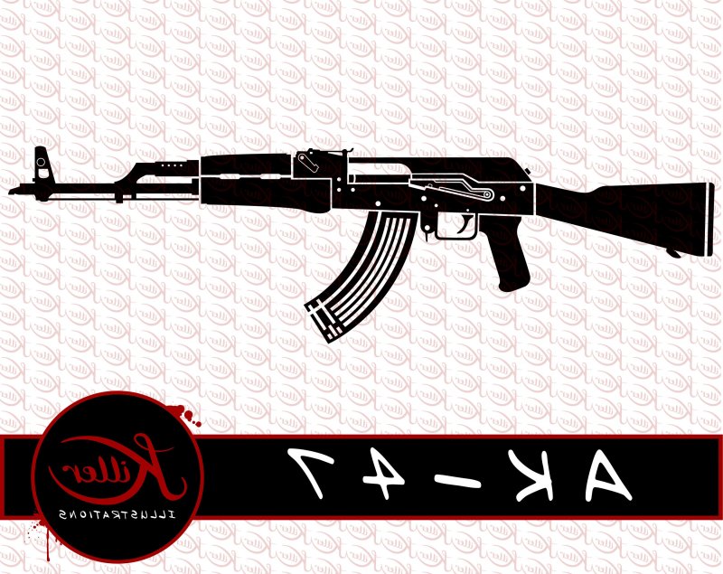 Автомат Калашникова АК-47 вектор