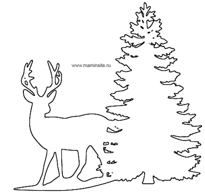 Новогодние трафареты НАОК