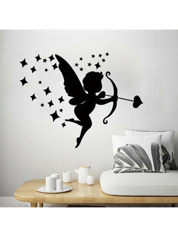 Декоративные ангелы на стену своими наклейки
