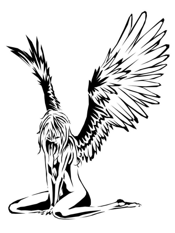 Эскизы ангелов