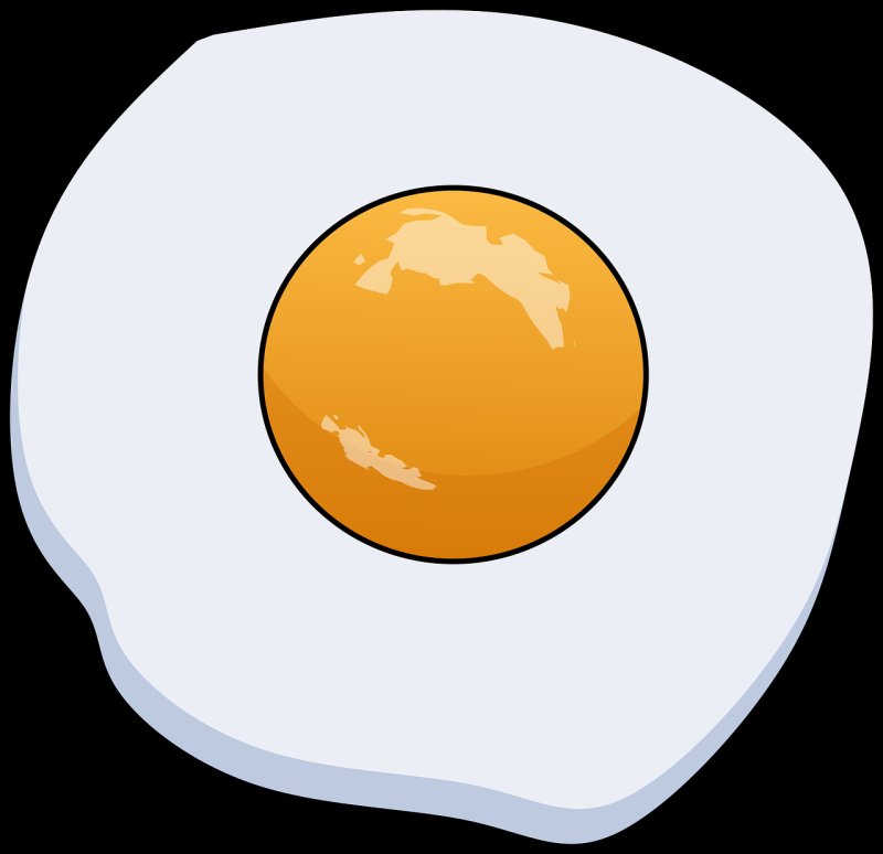 Яичница рисунок