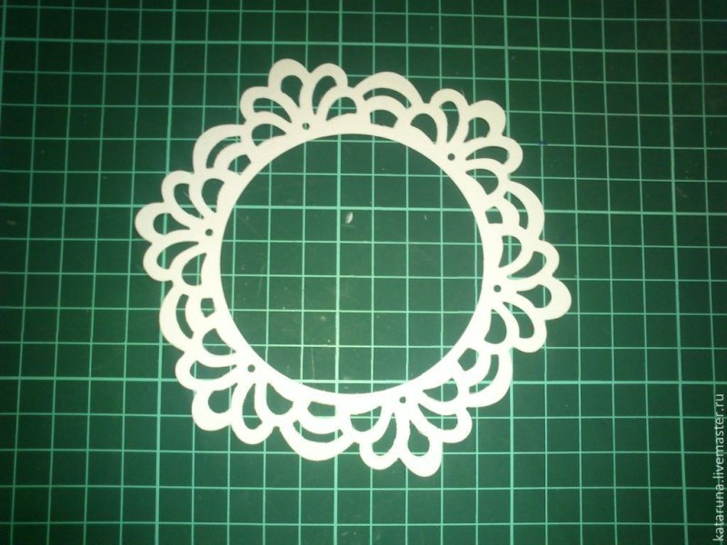 Трафарет "ажурная салфетка"