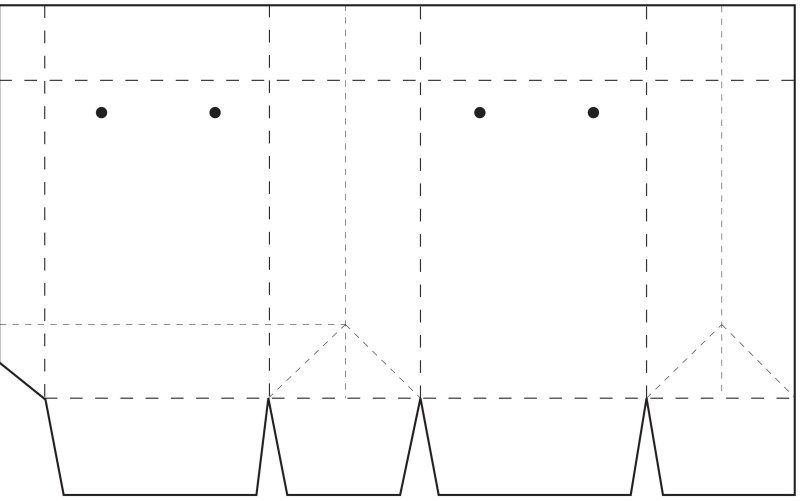 Пакетик из бумаги своими руками для подарка шаблон