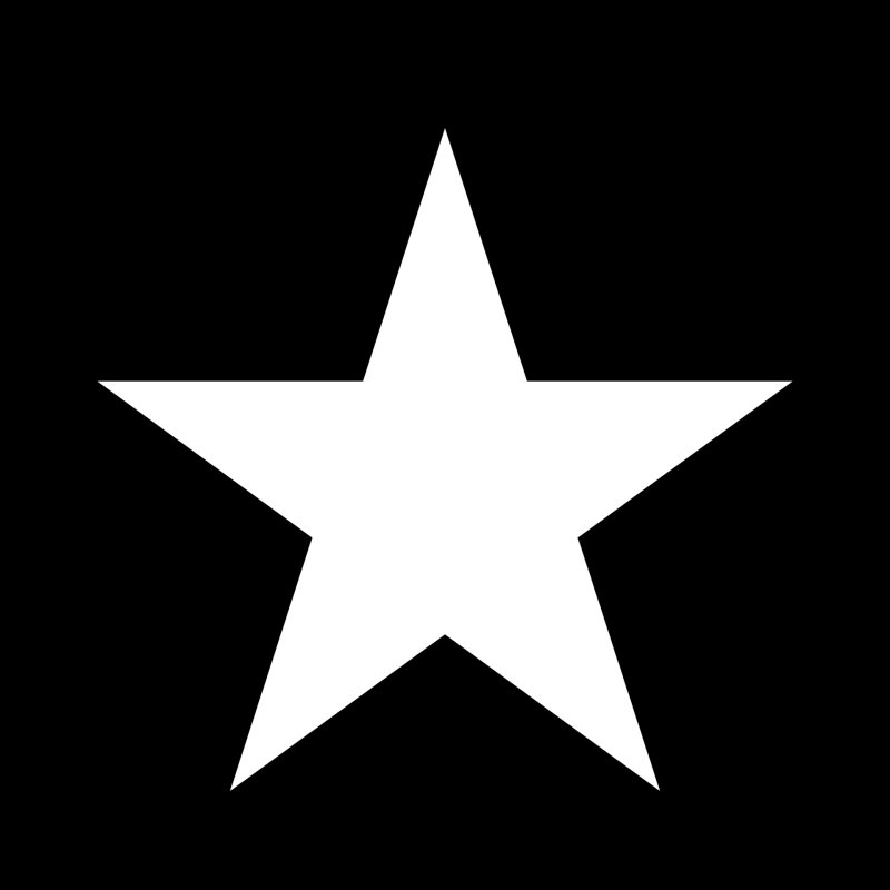 Пятиконечная звезда трафарет