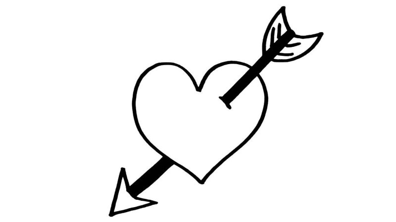 Сердце со стрелой