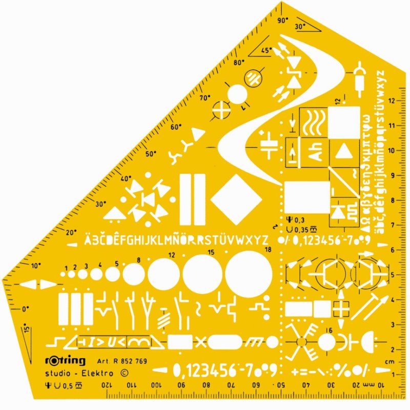 Трафареты (линейка)