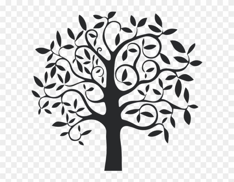 Трафарет "дерево"