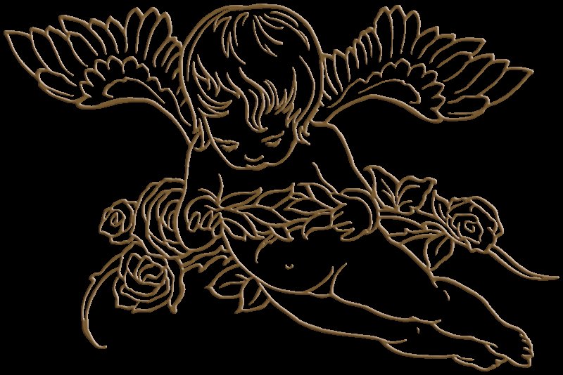 Рисунок ангелочка