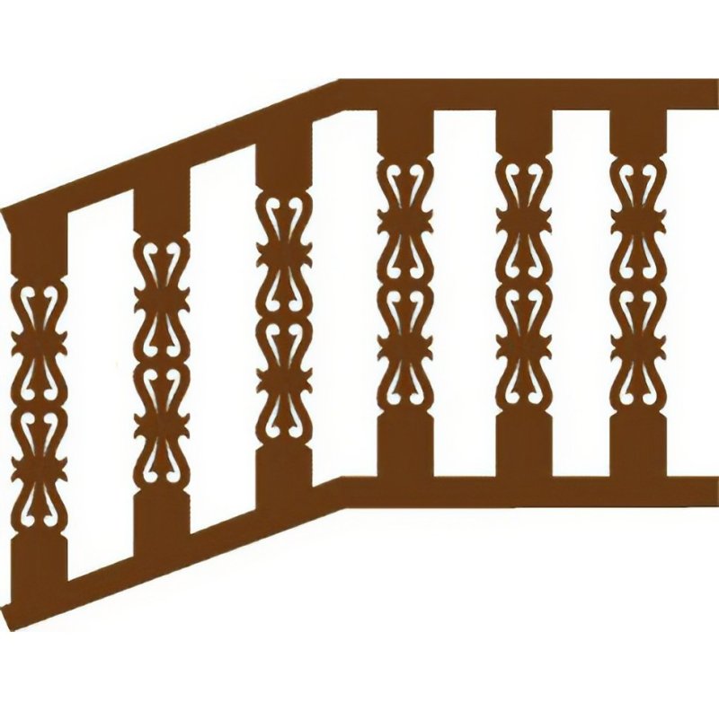 Прорезная резьба балюстрада