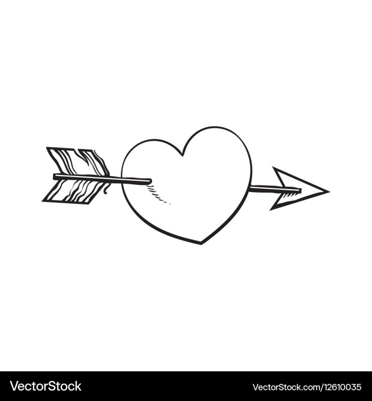 Сердце пробитое стрелой